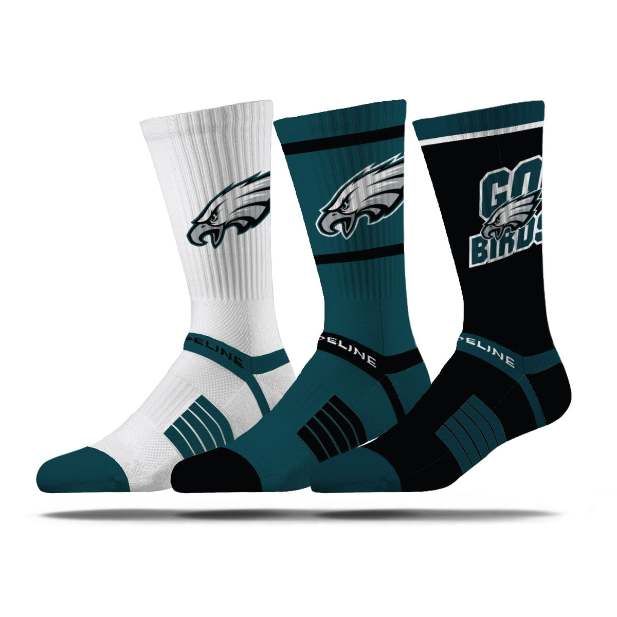 Philadelphia Eagles | Premium Knit Crew | NFL 3 Pack Box | N02413377ML-img1