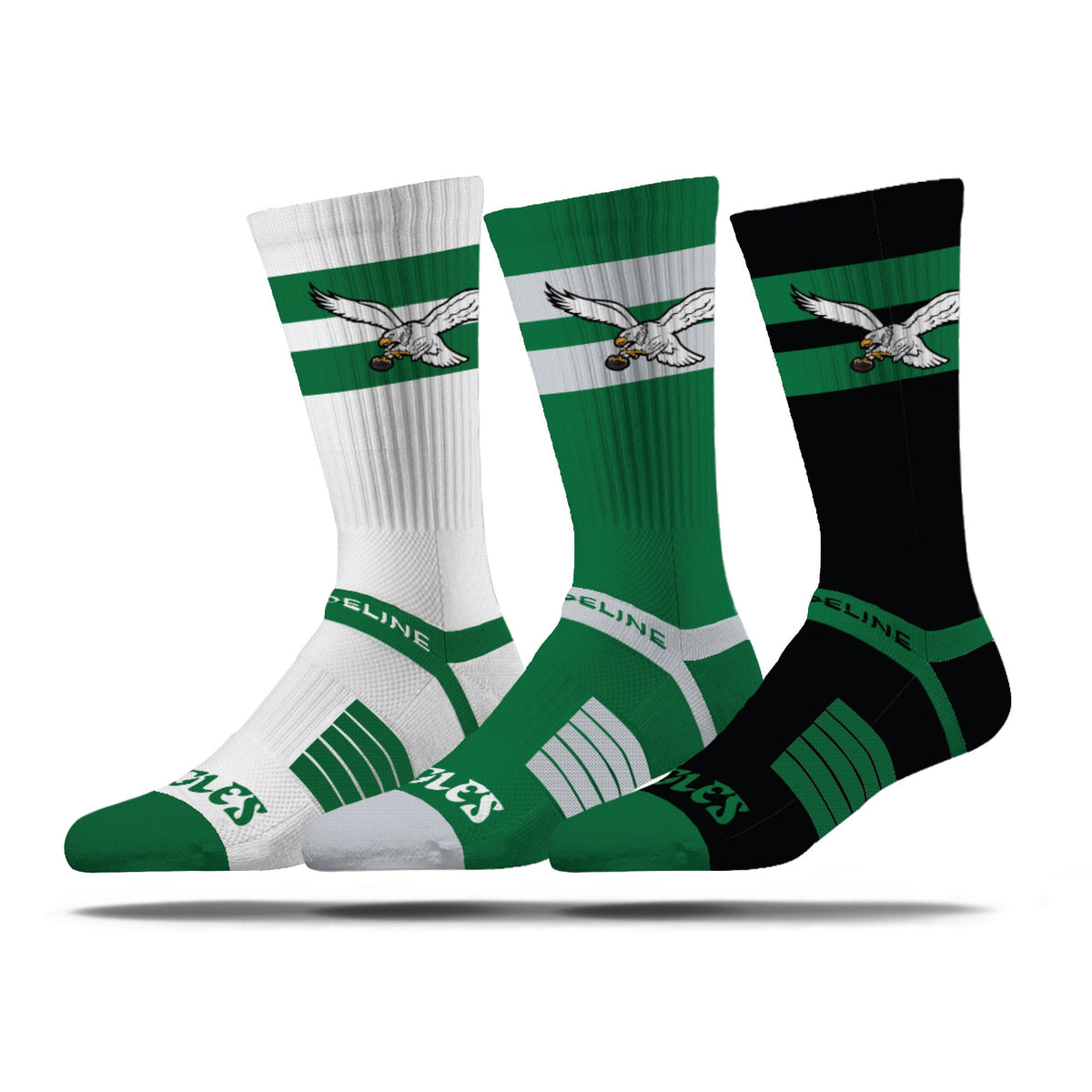 Philadelphia Eagles | Premium Knit Crew | NFL Retro 3 Pack | N02651104ML-img1