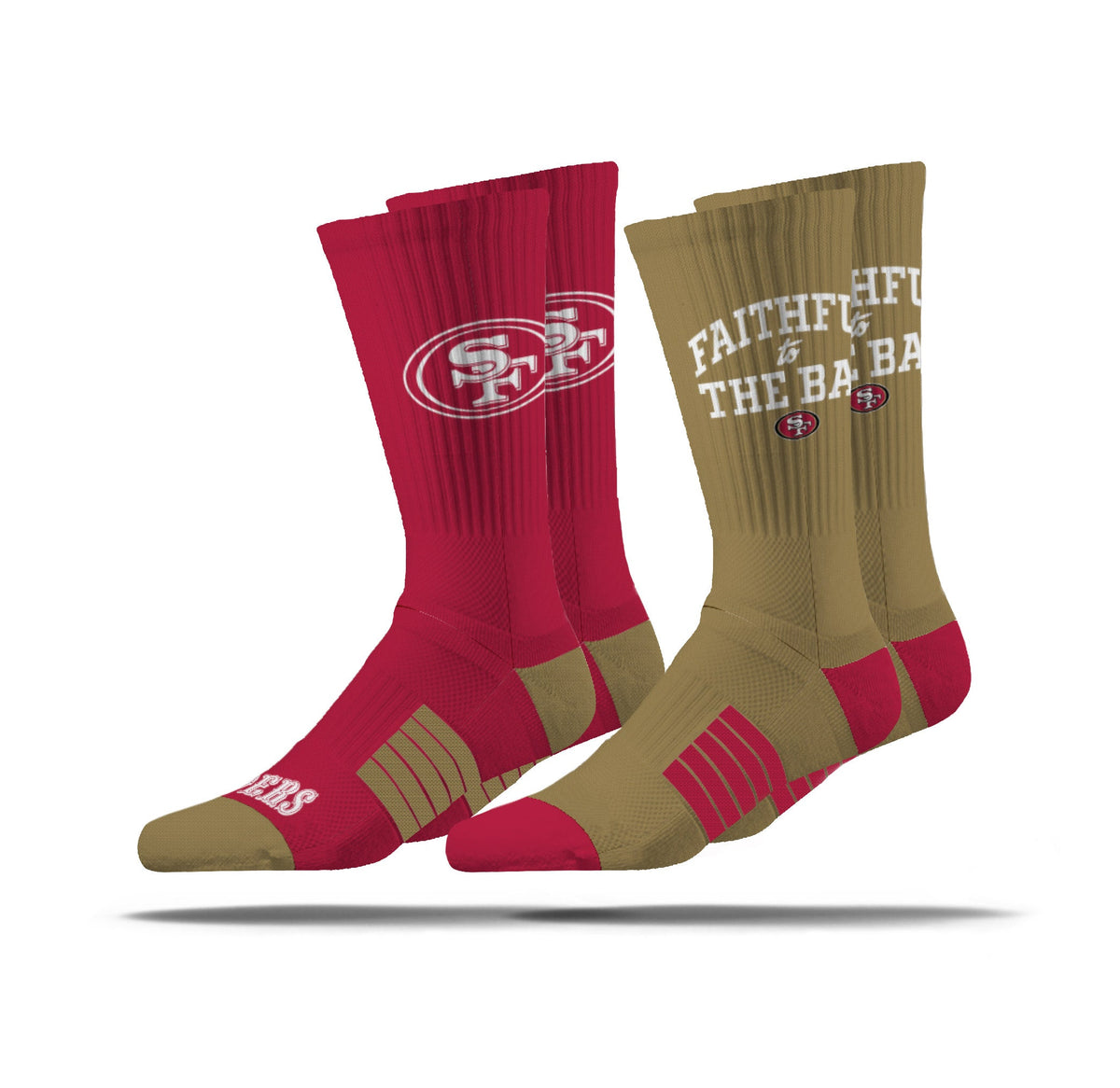 San Francisco 49ers | Premier Knit Crew | NFL 2 Pack | N02513068ML-img1