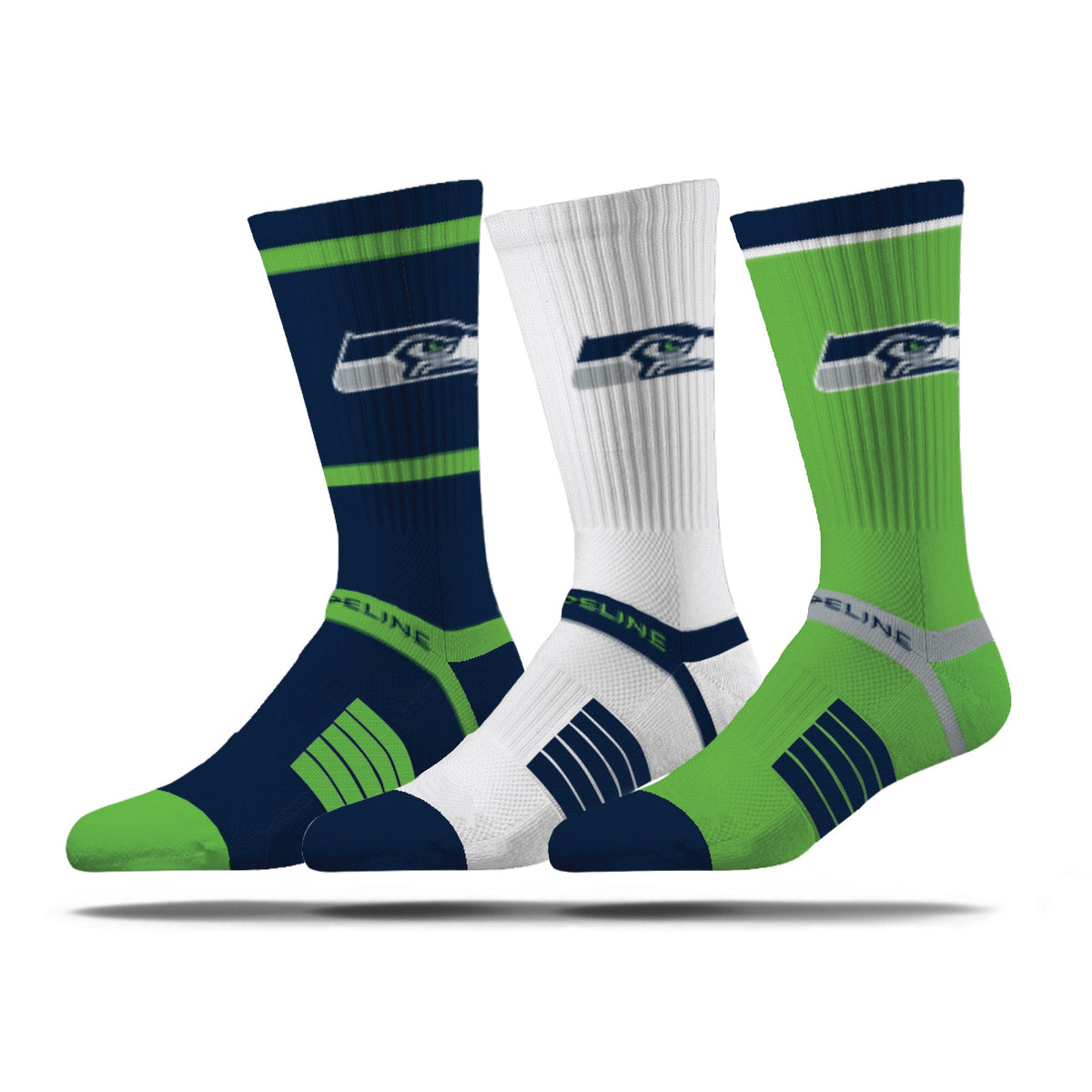 Seattle Seahawks | Premium Knit Crew | NFL 3 Pack Box | N02419011ML-img1