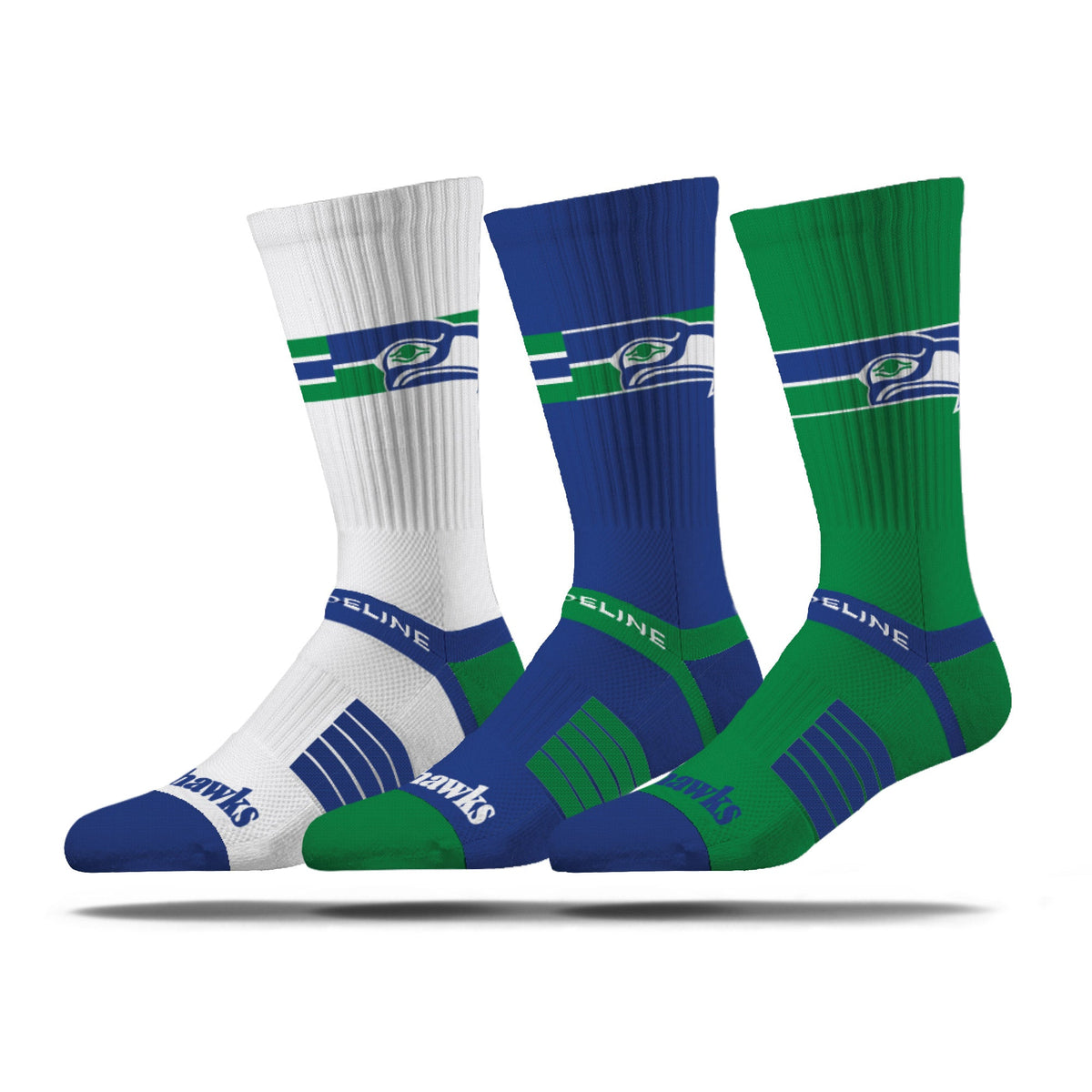 Seattle Seahawks | Premium Knit Crew | NFL Retro 3 Pack | N02651586ML-img1