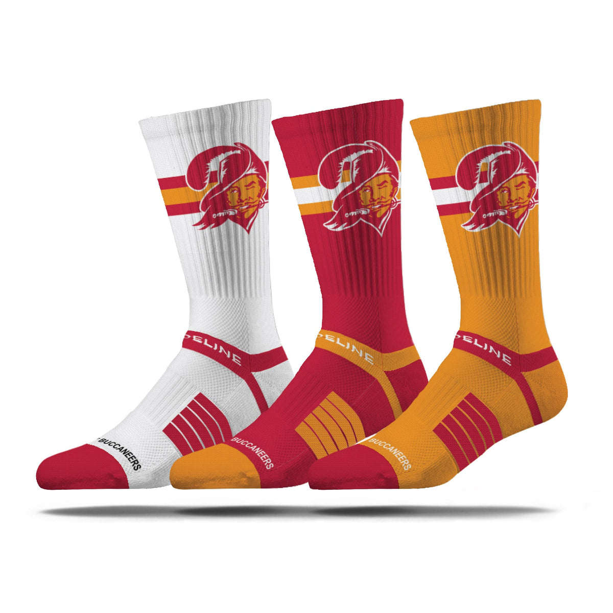 Tampa Bay Buccaneers | Premium Knit Crew | NFL Retro 3 Pack | N02651590ML-img1