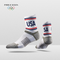 White Mid With Stripes
