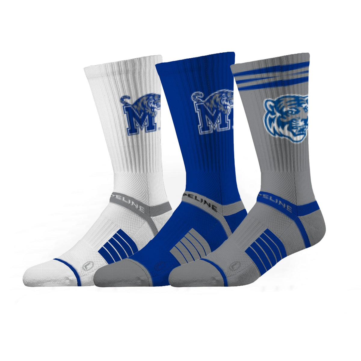 University of Memphis | Premium Knit Crew 3 Pack | NCAA 3 Pack G2 | N02503501ML-img1