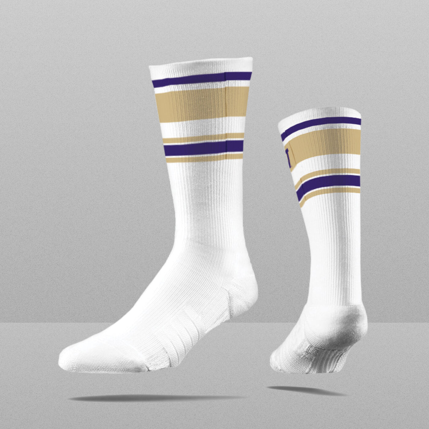 NCAA Varsity Stripe Crew Sock