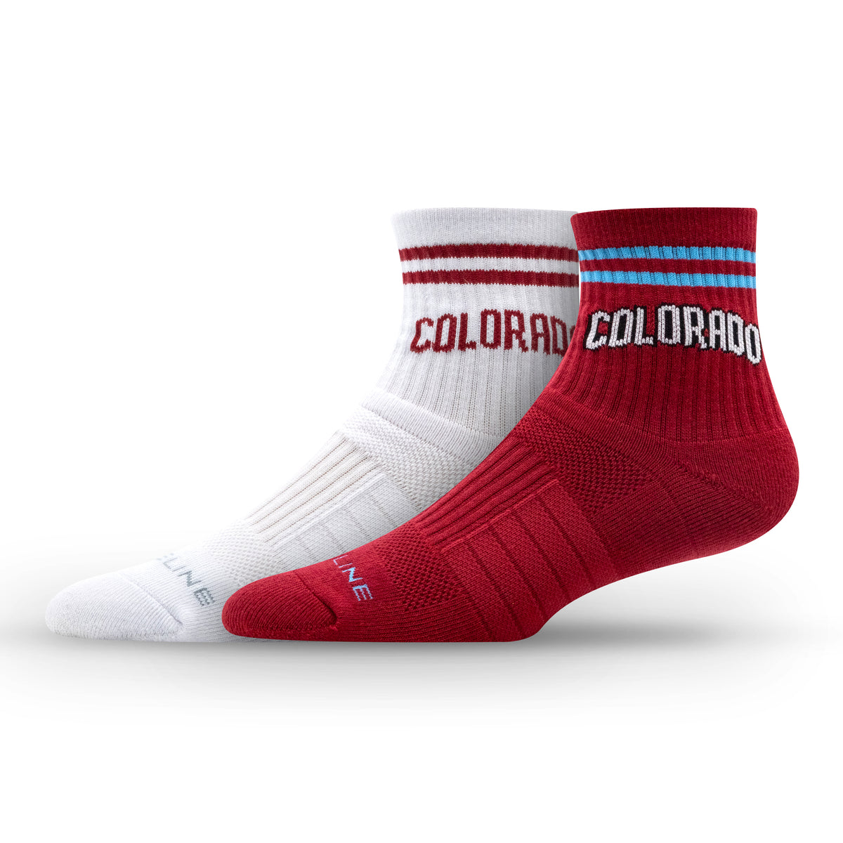 Colorado Rapids MLS Half Calf Knit Socks 2-Pack