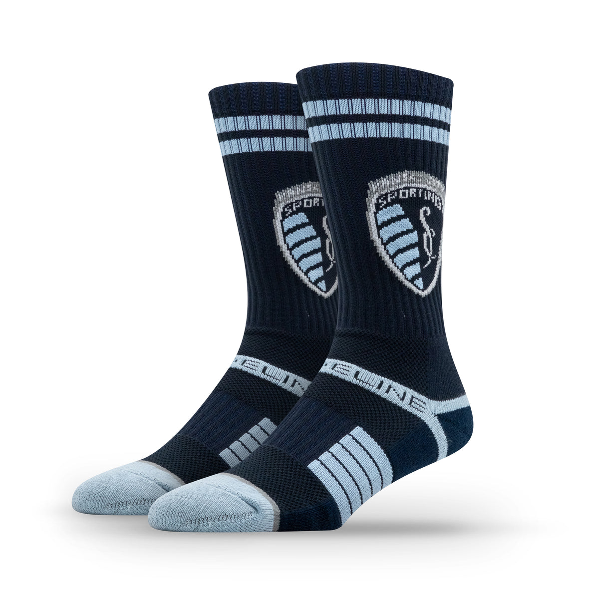 Sporting Kansas City Primary Logo Team Color Premium Knit Crew Socks