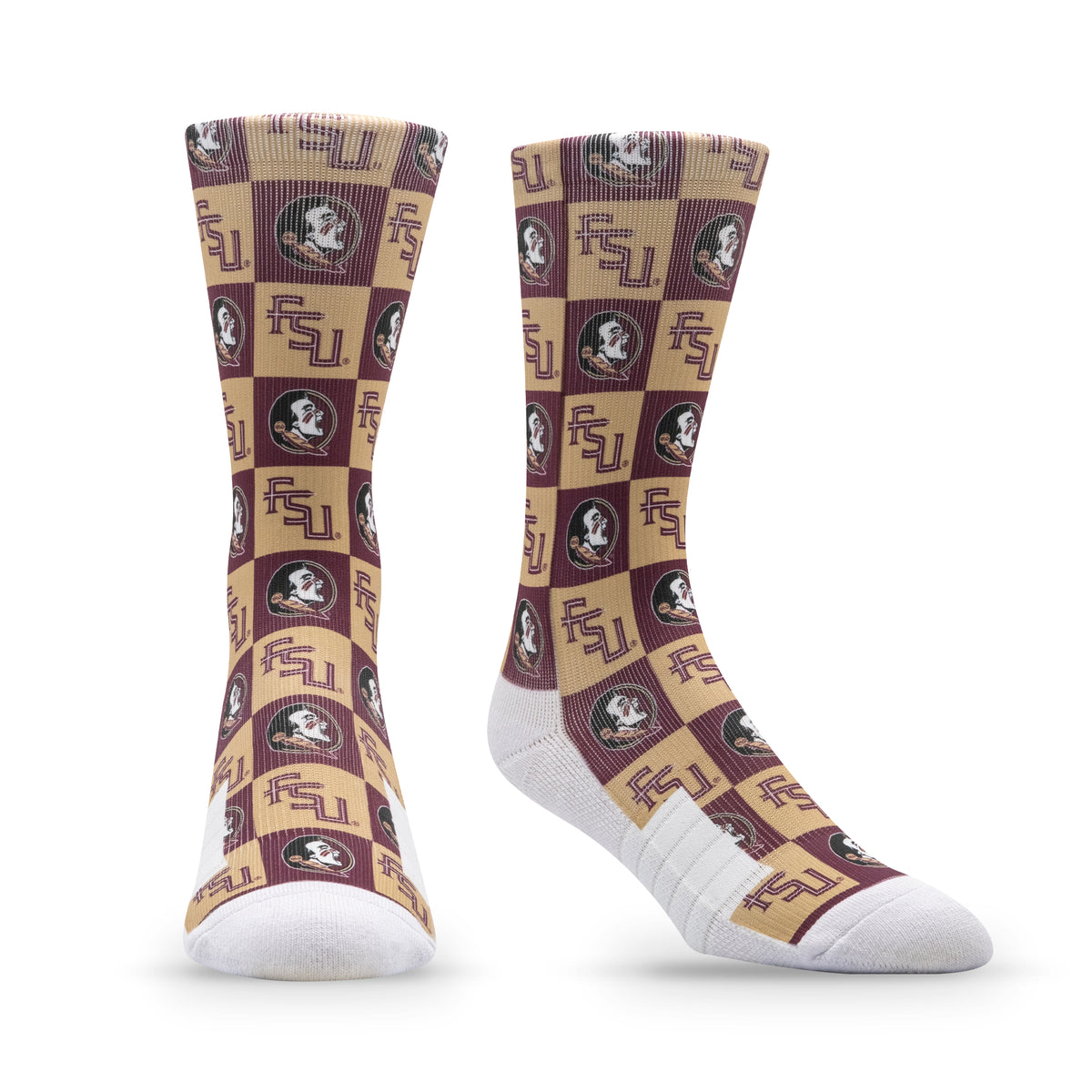 Florida State University: alternate view of the NCAA 70s Checkered Socks