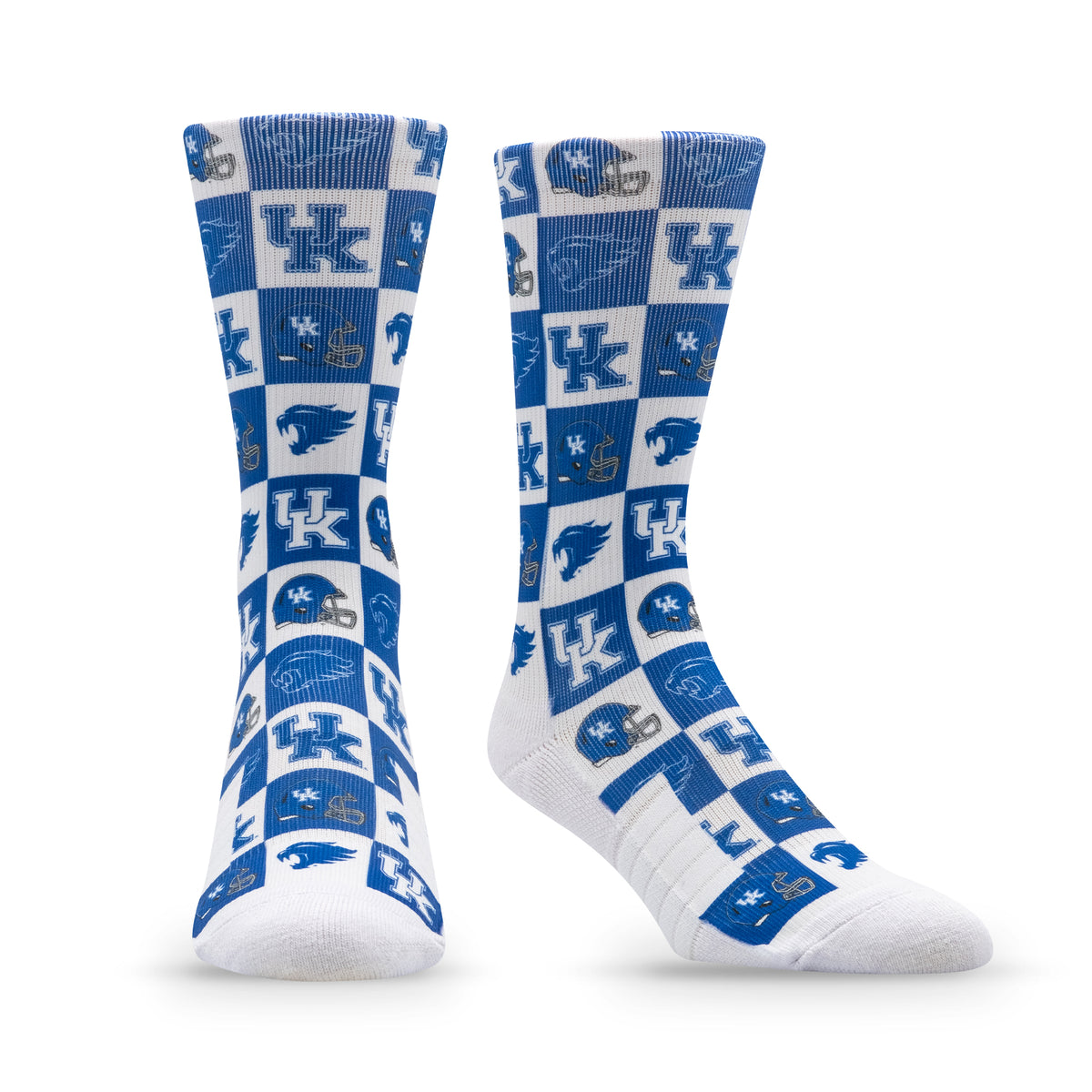 University of Kentucky: alternate view of the NCAA 70s Checkered Socks