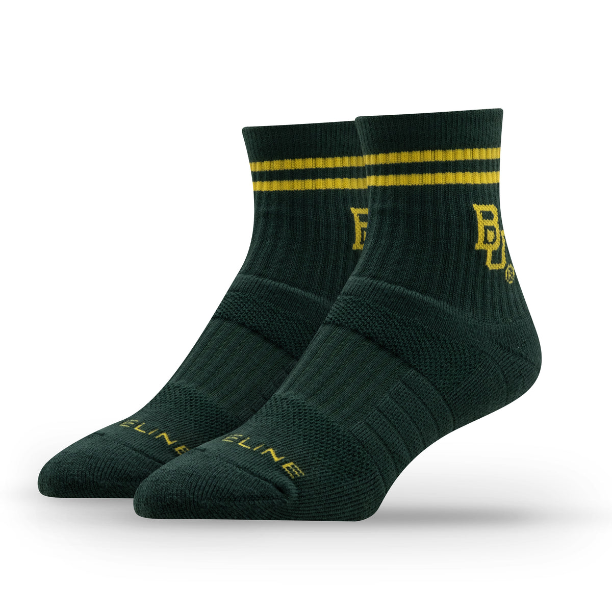 Baylor University: alternate view of the NCAA Half Calf Knit Socks 2-Pack
