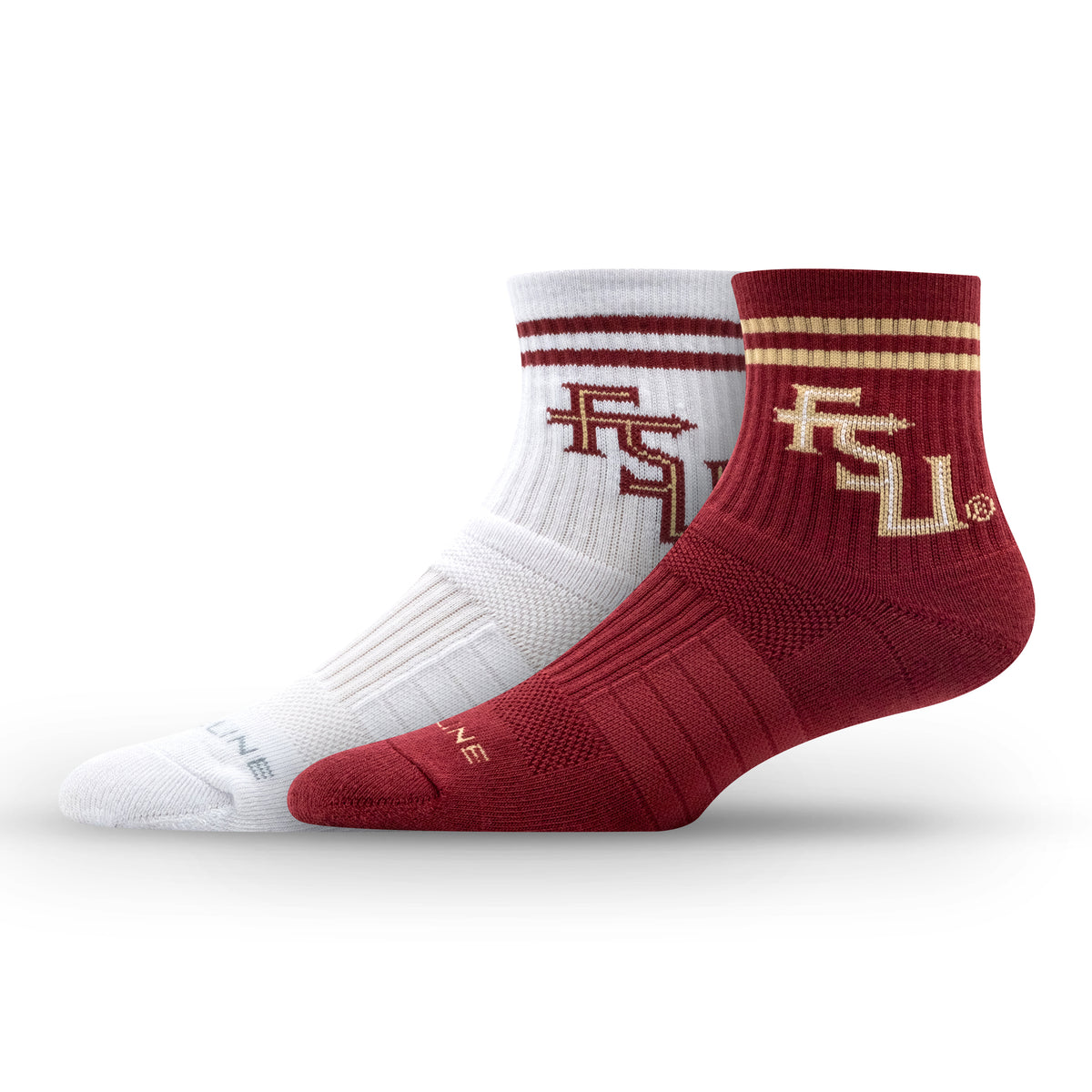 Florida State University NCAA Half Calf Knit Socks 2-Pack
