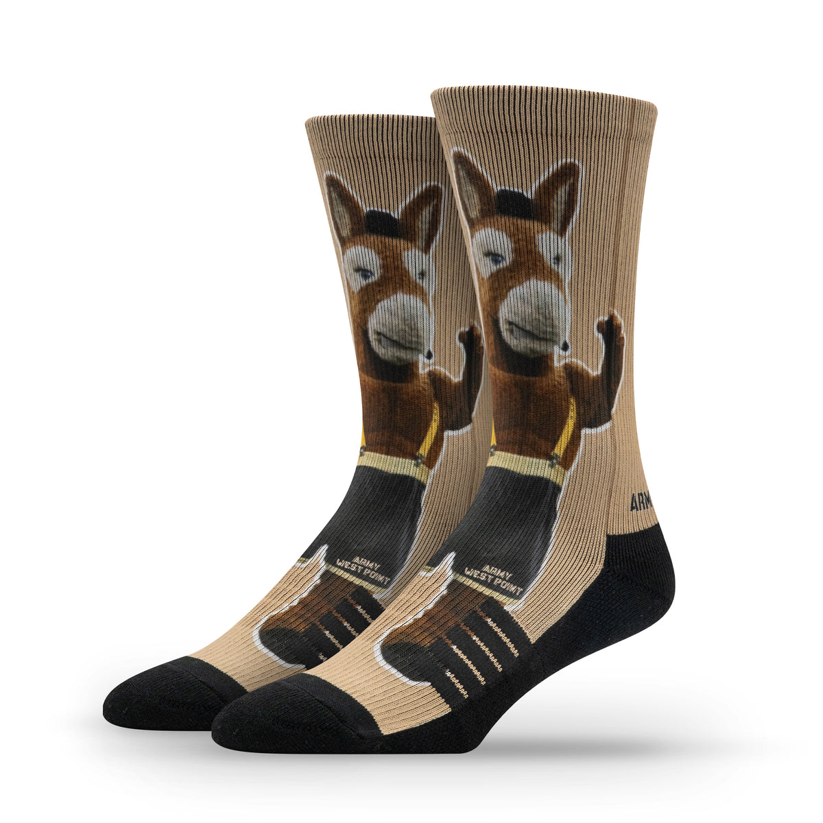 United States Military Academy NCAA Mascot Premium Sublimated Socks