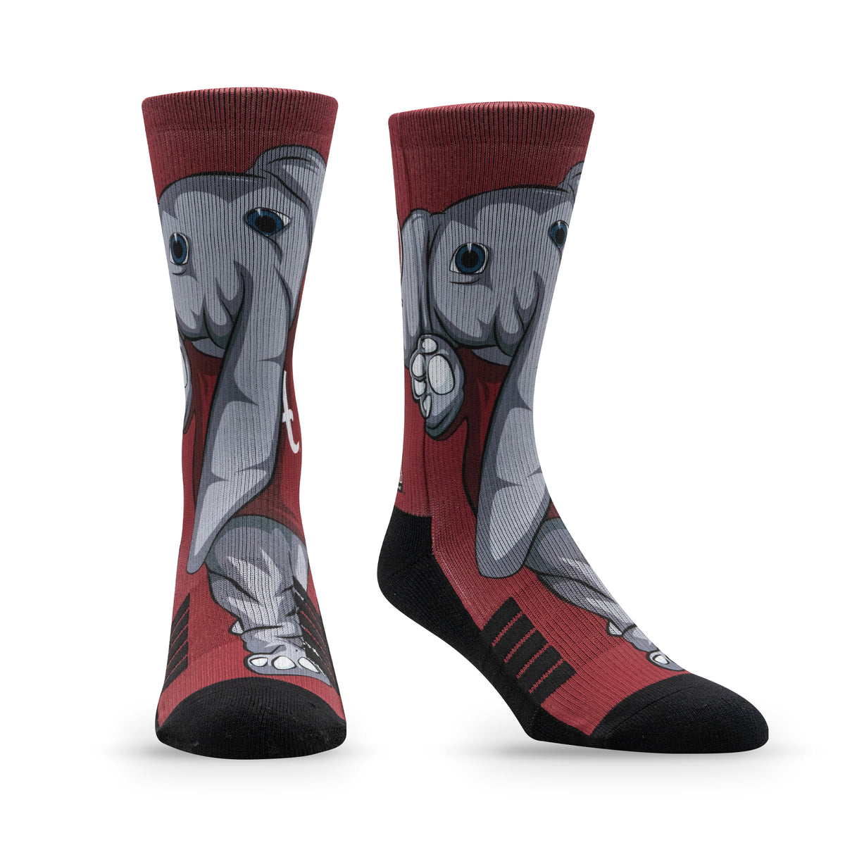 University of Alabama: alternate view of the NCAA Mascot Premium Sublimated Socks