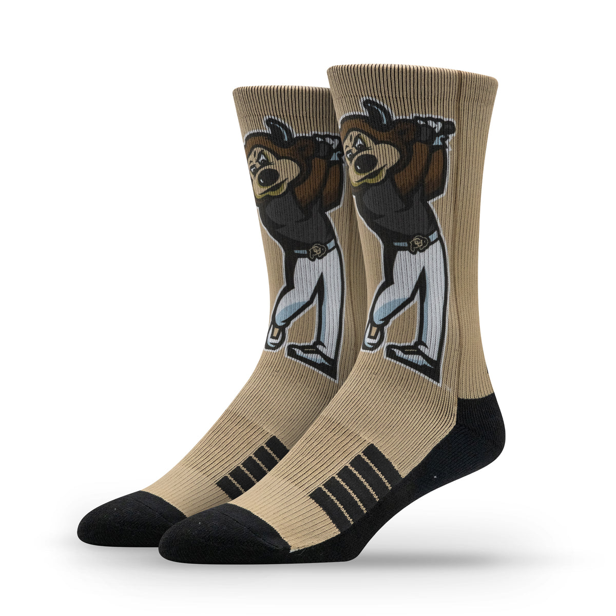 University of Colorado NCAA Mascot Premium Sublimated Socks