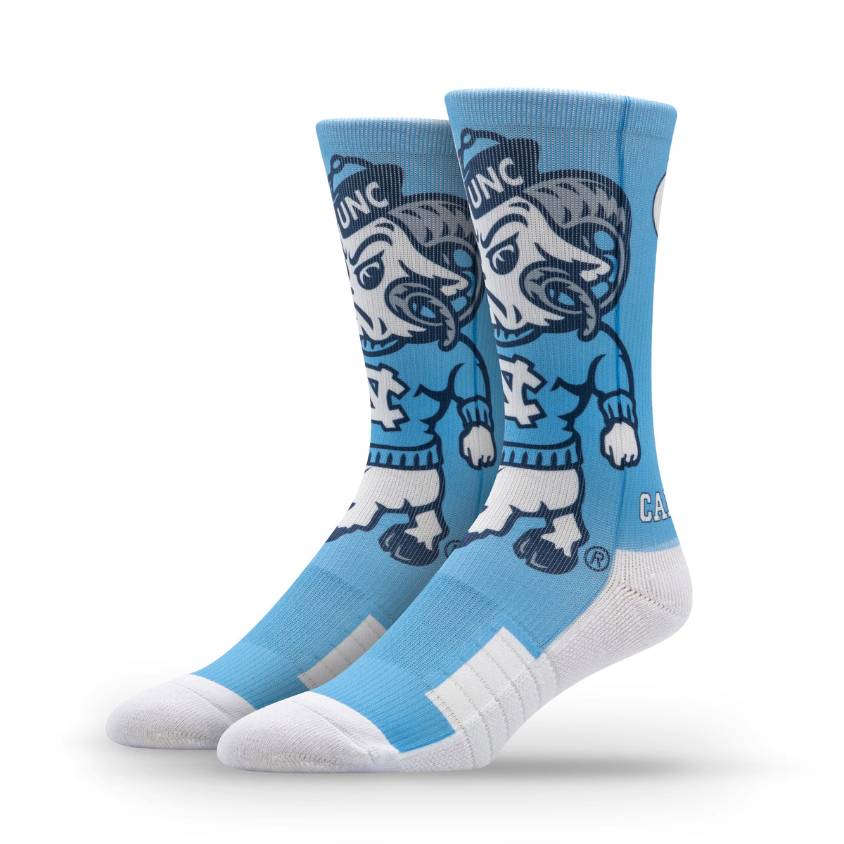 University of North Carolina NCAA Mascot Premium Sublimated Socks