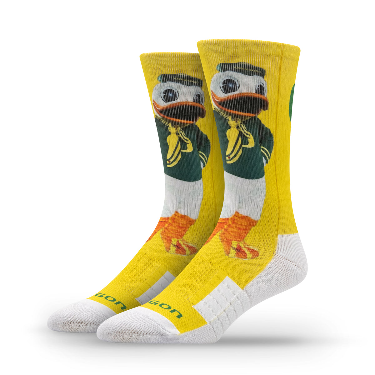 University of Oregon NCAA Mascot Premium Sublimated Socks