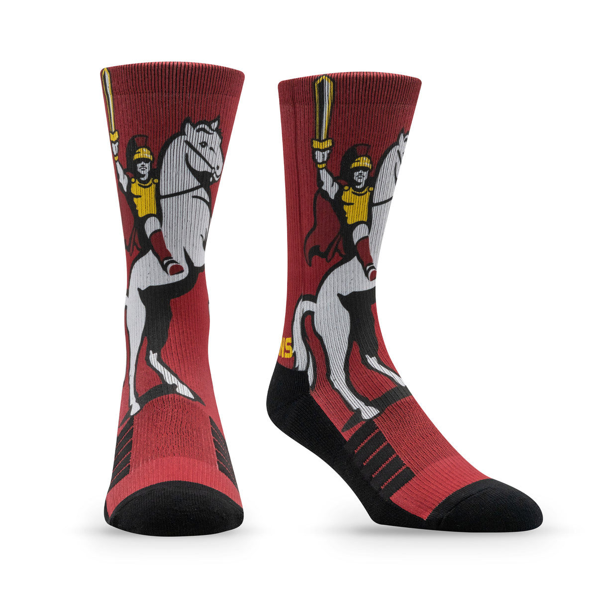 University of Southern California: alternate view of the NCAA Mascot Premium Sublimated Socks