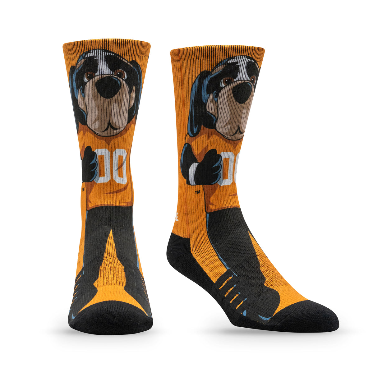 University of Tennessee: alternate view of the NCAA Mascot Premium Sublimated Socks