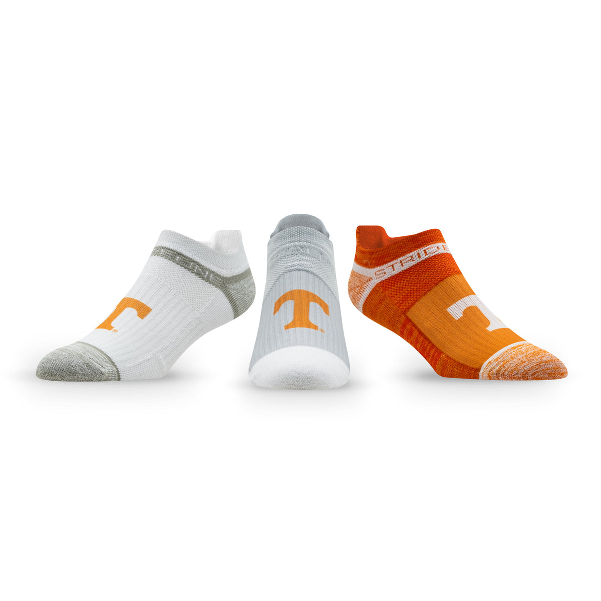 University of Tennessee: alternate view of the NCAA Premium Low Socks 3-Pack