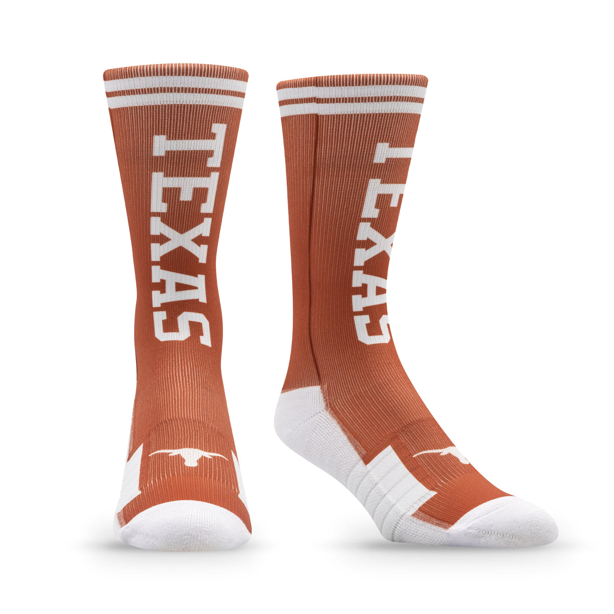 The University of Texas at Austin: alternate view of the NCAA Script Premium Sublimated Socks