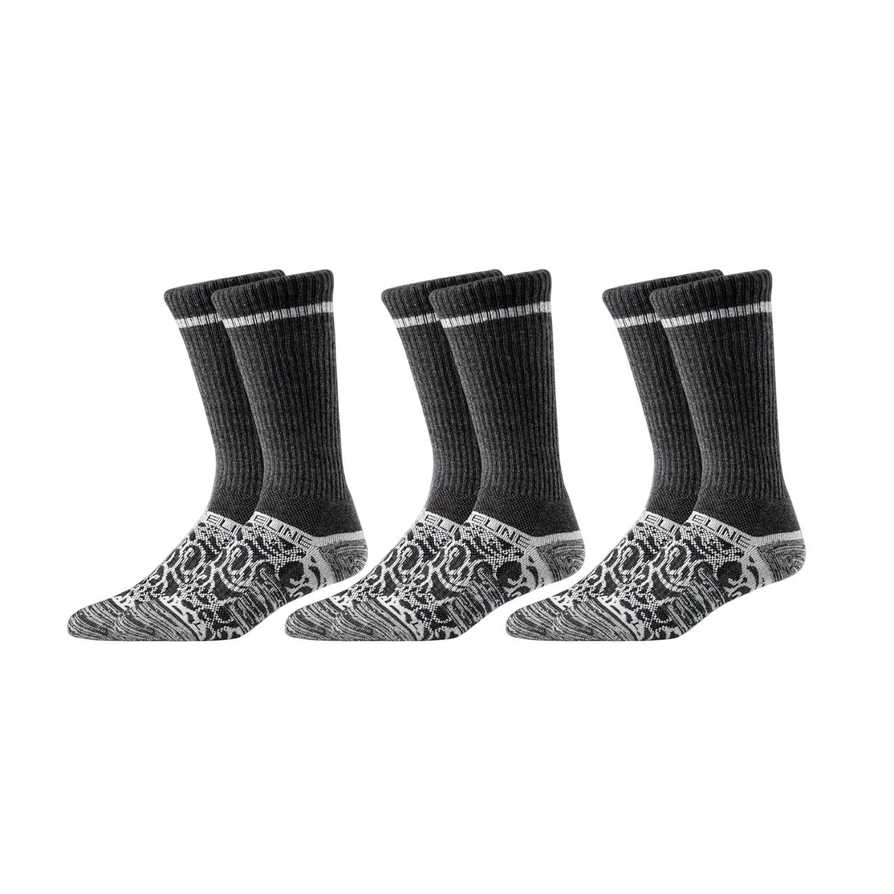 Merino Wool Cloud Crew Socks 3-Pack