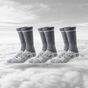 Merino Wool Cloud Crew Socks 3-Pack